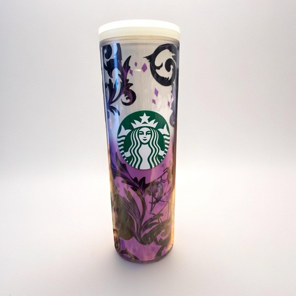 NWOT Starbucks Purple & Black Swirl Tumbler - 2022 Halloween/Fall Collection - Picture 1 of 9